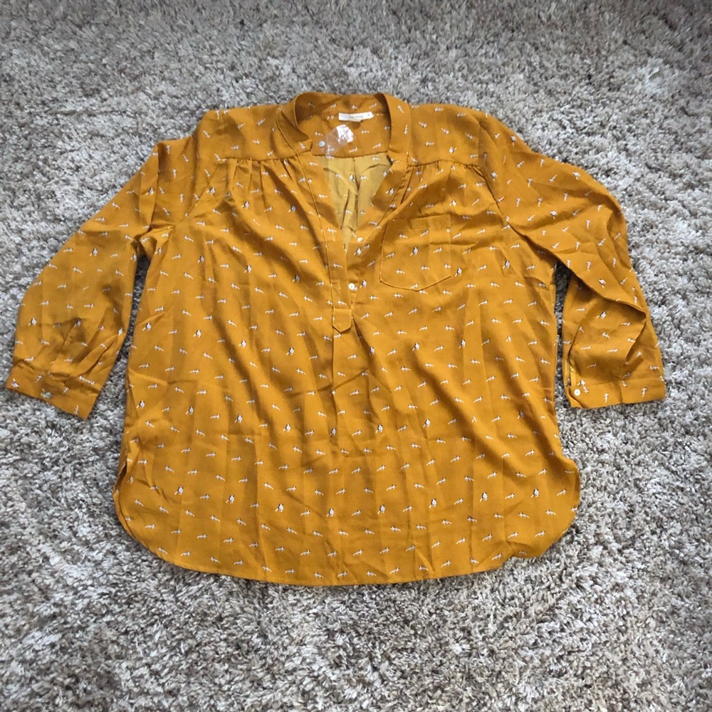 ModCloth Fun 2 Fun critter raccoon blouse 3XL NWT